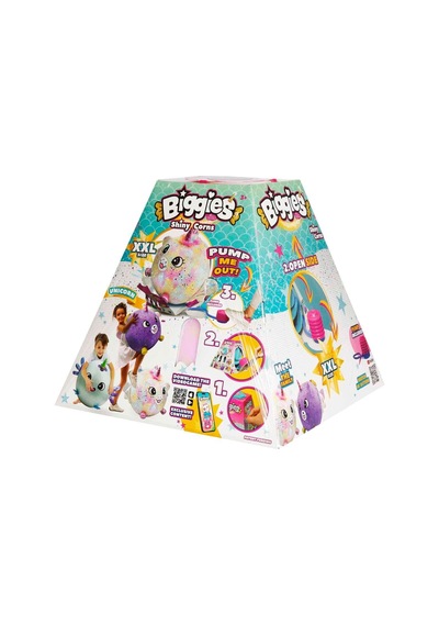 Biggies Şişme Peluş Unicorn Xxl Shiny Corns S2 Beyaz
