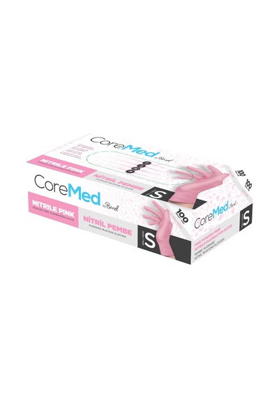 Nitril Muayene Eldiveni Seti S - 4 Paket 100 Lü - Beyaz-siyah-mavi-pembe