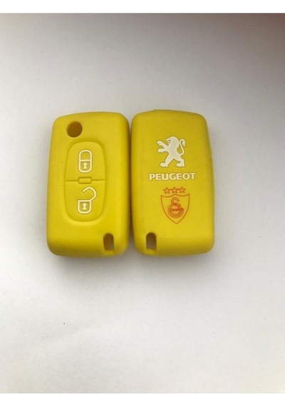 Peugeot 207 307 Partner 2 Tuşlu Silikon Anahtar Koruma Kılıfı Sar