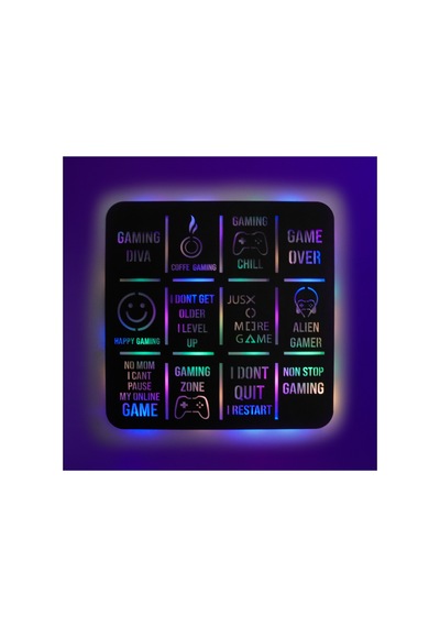 Led Işıklı Gameing Diva Dekoratif Tablo Oyun Odası Duvar Dekorlu Gece Lambası Çok Renkli - 737239472 Çok Renkli Led Işıklı Gameing Diva Dekoratif Tablo Oyun Odası Duvar Dekorlu Gece Lambası Çok Renkli - 737239472 Çok Renkli