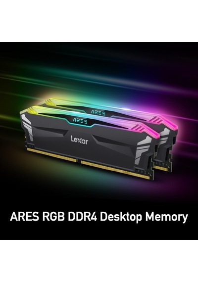 Ares Rgb Ddr4 Ram 16gb Kit 8gbx2 3600 Mhz, 288-pin U-dımm Masaüstü Bellek, Led Lightning Dram Oyun Belleği, Xmp 2.0