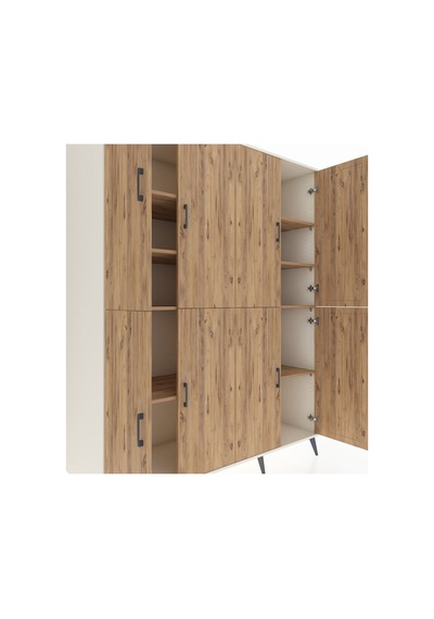 Kronos Gardrop 8 Raflı 8 Kapaklı 176x59x221 Aytaşı-çam Çam Kronos Gardrop 8 Raflı 8 Kapaklı 176x59x221 Aytaşı-çam Çam