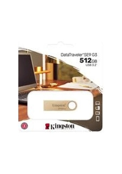 Kingston Dtse9g3-512gb 512gb 220mb-s Metal Usb 3.2 Gen 1 Datatraveler Se9 G3 Flash Bellek Kdo