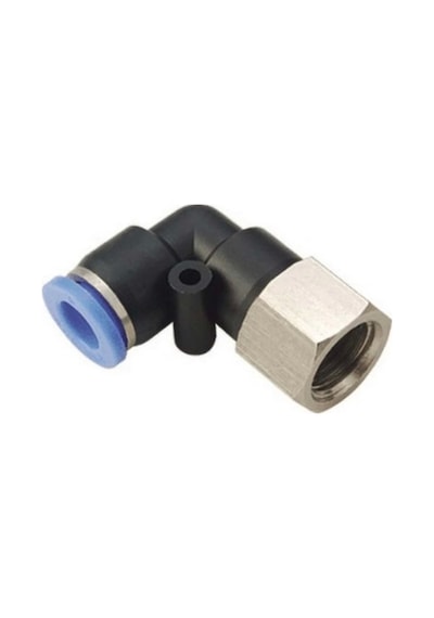 Pnömatik Dişi Dirsek Bağlantı 6mm - 1/4