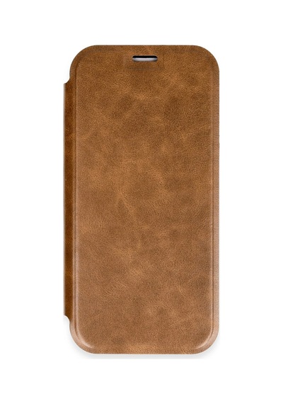 Cosmotex Newface Apple Uyumlu iPhone 16 Pro Max Kılıf Flip Cover - Taba