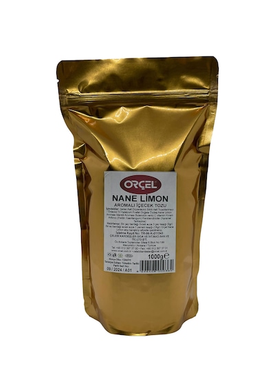 Orçel Nane Limon (Mentöllü) Aromalı İçecek Tozu Oralet Çay 1 KG