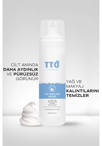Tto Nemlendirici Losyon 100 ML + Göz Çevresi Şampuanı 125 ML + Yüz Temizleme Köpüğü 200 ML