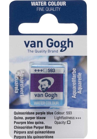 Talens Royal Van Gogh 593 Quına Mor Mavi Sulu Boya 20865931 P-170001