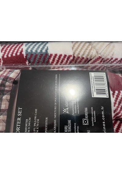 Comforter Çift Kişilik Yorgan Set / 220x240 / Çeyiz / Yorgan /set Bordo