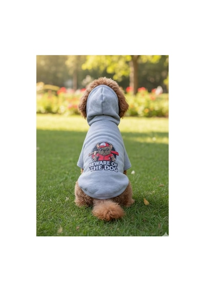 Penye Baskılı Sweatshirt Gri