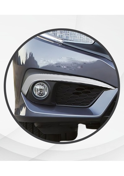 Honda Civic Fc5 2016-2020 Sis Far Kaşı Krom 2 Prç. P.çelik