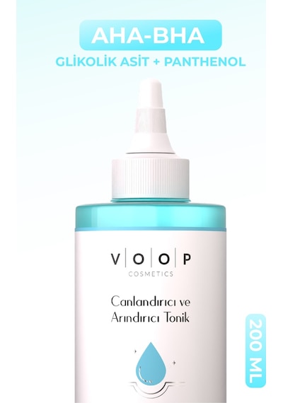 Voop Aha-Bha İçerikli Gözenek Sıkılaştırıcı Tonik 200 ML