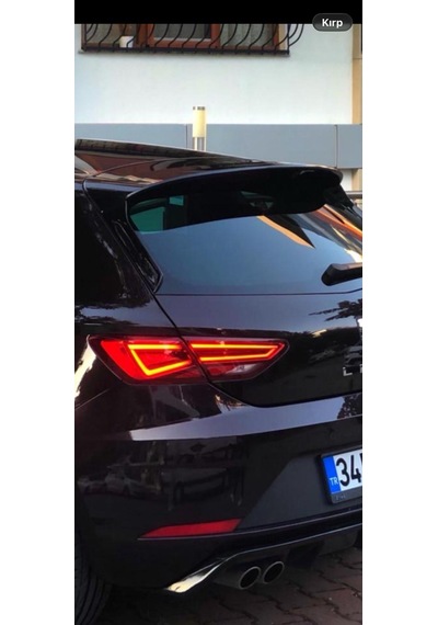 Seat Leon Mk3 Spoiler Çıtası Plastik Parlak Siyah