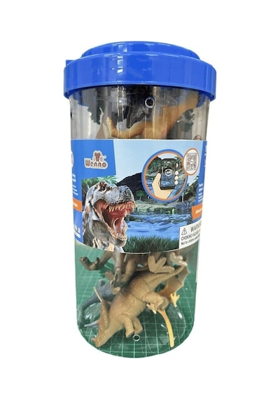 Sh-6434 13pcs Dinozorlar 2litre Kovada