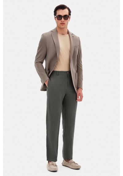 Twn Slim Fit Vizon Düz Kumaş Ceket 4ec04e301464m V01