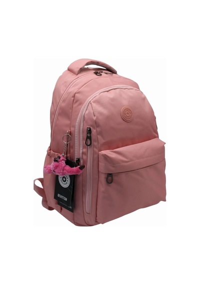 Okul Sırt Çantası Unisex Suya Dayanıklı Kumaş Okul Çantası Bvt2500 Pudra Pembe