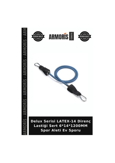 Delux Serisi Latex-14 Direnç Lastiği Sert 6 14 1200mm Spor Aleti Ev Sporu Çok Renkli