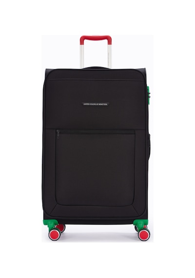 Benetton Orta Boy Kumaş Valiz Siyah Bnt2800