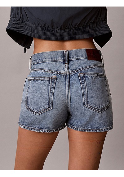Calvin Klein Archıve Mını Short V, 21e, 25 Kadın Mavi Kot Şort
