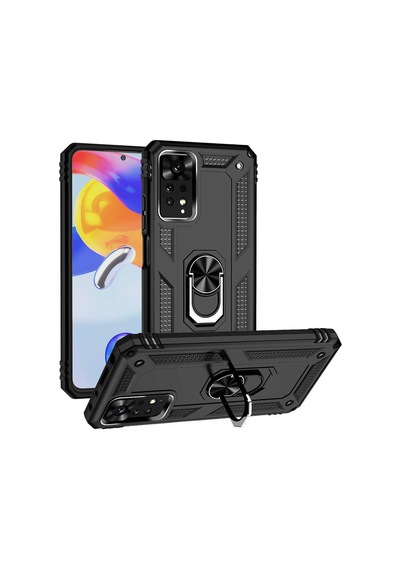 Xiaomi Redmi Note 11 Pro 5g Kılıf Zore Vega Kapak Siyah