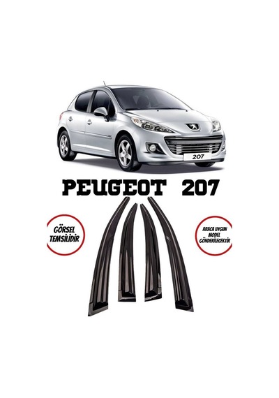 Peugeot 207 Uyumlu Cam Rüzgarlığı 2006-2012 Arası Uyumlu Mugen