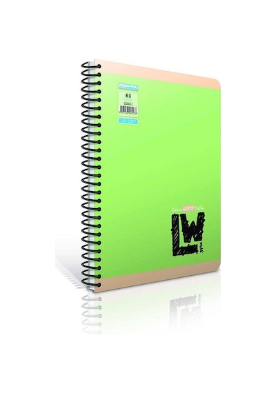 Gıpta Lw A4 Plastik Kapak Çizgili Defter 80 Yp 1950