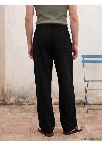 Lcw Vision Siyah Relax Fit Erkek Pantolon
