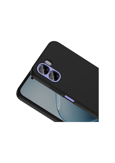 Maks Technology Oppo A6t Uyumlu Kılıf Mkst Mara Lansman Kapak - Siyah