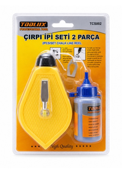 Toolux Çırpı İpi Seti 2 Parça - Tebeşirli İşaretleme İpi