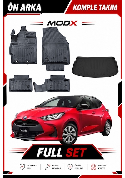 Hyundai İ20 2022 Model Style 5d Havuzlu Paspas + 3d Bagaj Havuzu Premıum A+