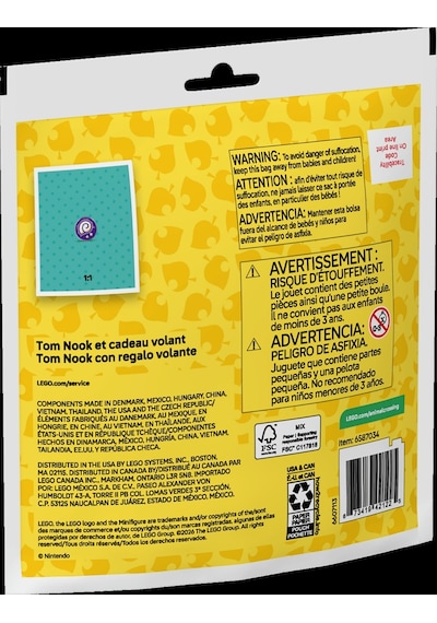 Lego Animal Crossing Tom Nook And Flying Present 30731