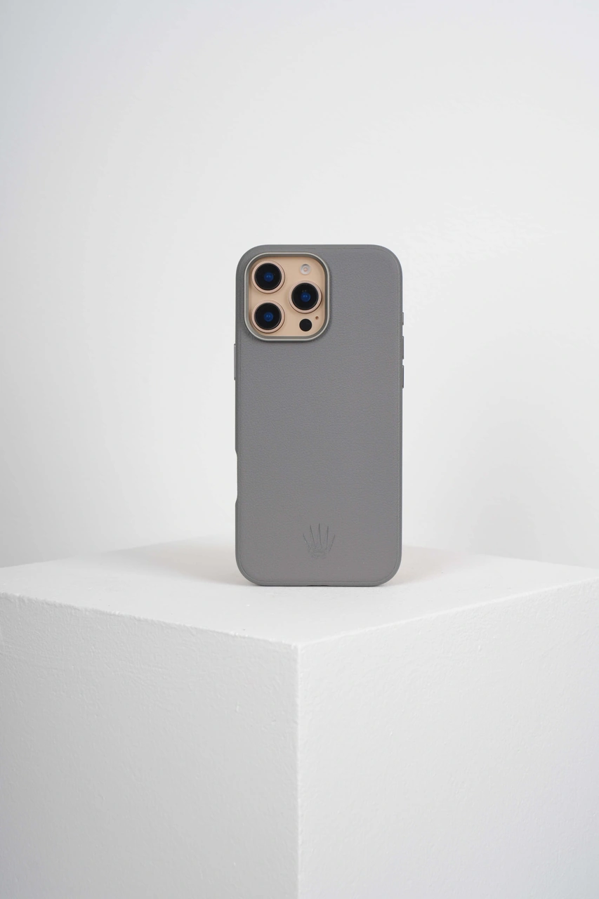 Luxe Apple Uyumlu iPhone 16 Pro Max Gri Magsafe Özellikli Kılıf Gri