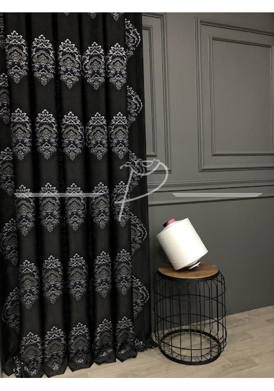 Fon Perdetaç Marka Claose Desen Damask Motifli Fon