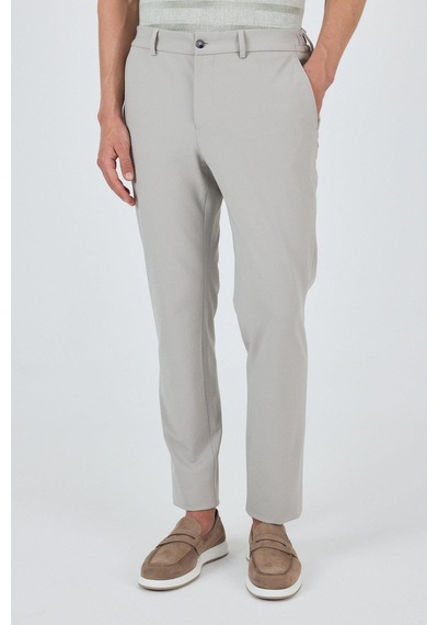 İmza Taş Rengi Esnek Yandan Cepli Casual Slim Fit Jogger Pantolon 1003250162 Taş