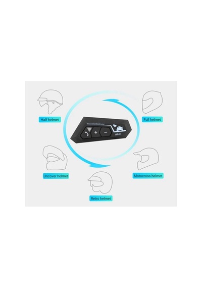 Vothoon Bt22 Kask Kulaklık Bluetooth Motosiklet Kulaklık 5.0 Bluetooth Interkom Motorsiklet Kulaklık 95273817