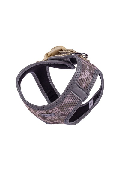 Doggie Havalı Dokuma Reflektör Serisi Küçük Irk Göğüs Tasması Kamuflaj XS-30-34Cm Kamuflaj