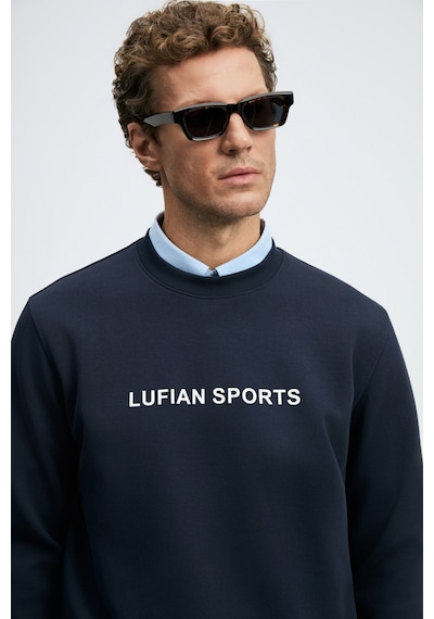 Lufian Rowan Erkek Sweatshirt Lacivert Lacivert 112030195100200