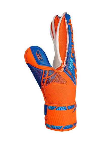 Reusch 5472510 Attrakt Solid Finger Support Jr. Kaleci Eldiveni Saks-turuncu