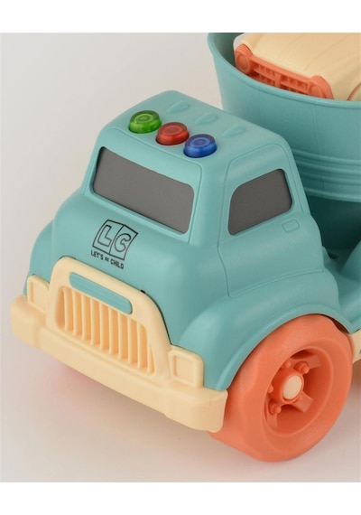 Let's Be Child Işıklı Ve Sesli Taşıyıcı Tır Ve 2 Minik Araç Lc Turkuaz Mavi