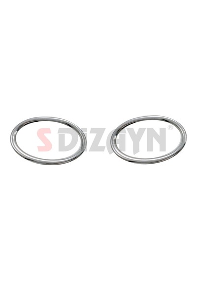 S-Dizayn  Volkswagen Jetta Krom Sis Farı Çerçevesi 2 Prç 2011-2014