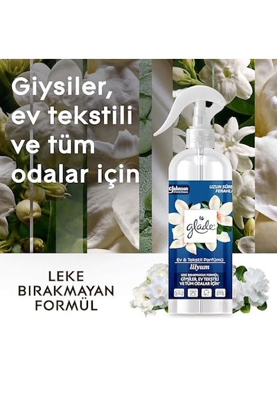 Ev Ve Tekstil Spreyi Lilyum 450 Ml, Leke Bırakmaz Abundance Prosperity