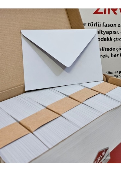 Renkli Zarf Gri Renk 13 X 18 100 Adet