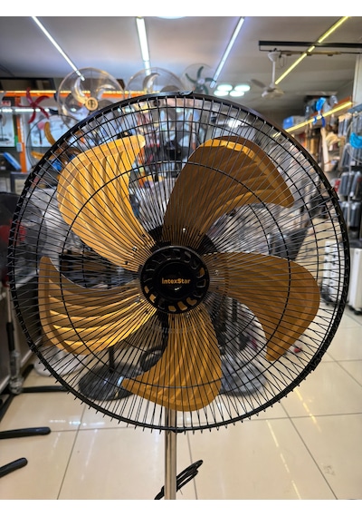 İntexstar 18 İnç 46 Cm Vantilatör 130watt Sessiz Motor 5 Gold Kanatlı