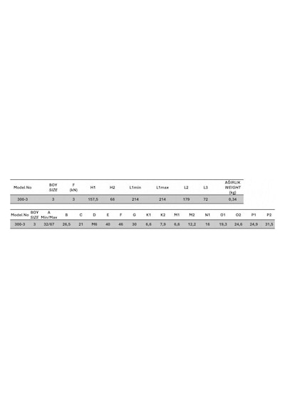 Kancalı Yatay Tabanlı Bağlantı Elemanı 23755-300-2 U