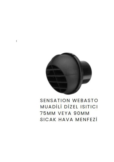 Webasto Muadili Dizel Isıtıcı 75mm Sıcak Hava Menfezi Görseldeki Renk Görseldeki Renk