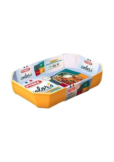 Pyrex 295b008/7145 Dikdörtgen Fırın Kabı Sarı 33x22x7cm 3,2
