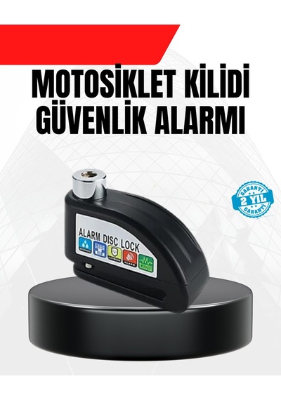 Alarm Disk Fren Kilidi Paslanmaz Çelik Motosiklet Scooter Bisiklet Diğer