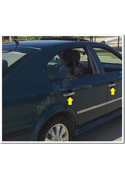 Markadan Skoda Octavia Krom Kapı Kolu 1999-2004 4 Kapı  Paslanmaz