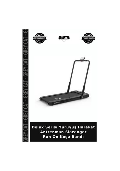 Delux Serisi Yürüyüş Hareket Antrenman Slazenger Run On Koşu Bandı