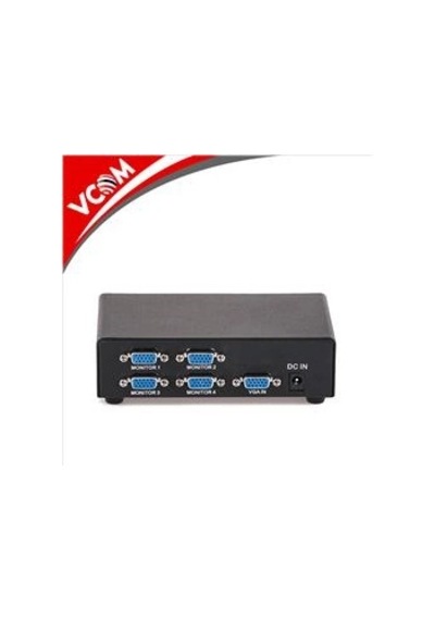 Vcom Dd134 1-4 Port 350mhz Metal Vga Splitter Kdo